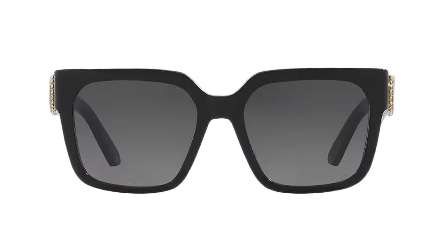 Christian Dior 30 Montaigne Black Statement Sunglasses – Crystal CD Detail