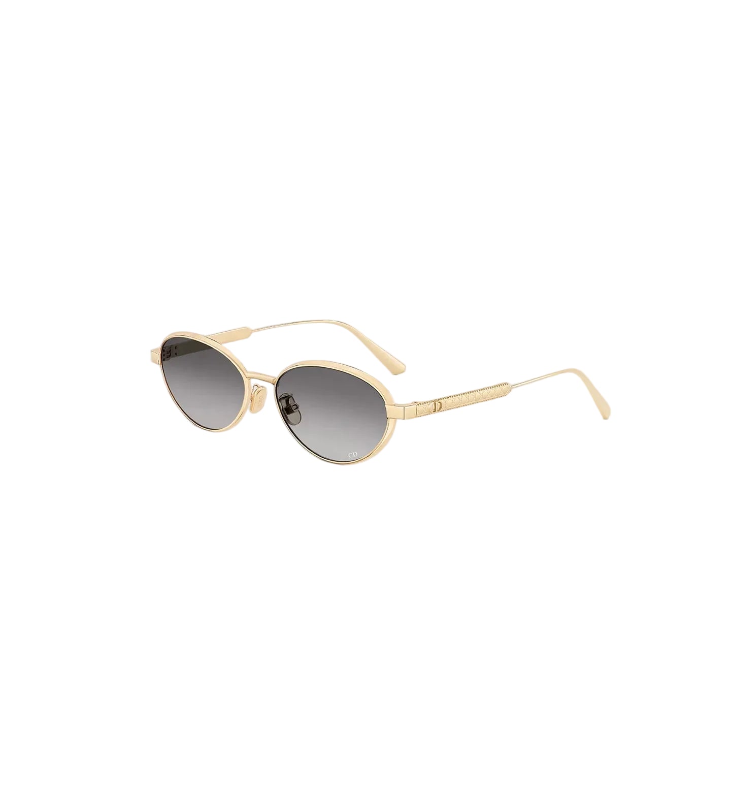 Dior-Inspired Round Gold Sunglasses – Minimal Metal Frame