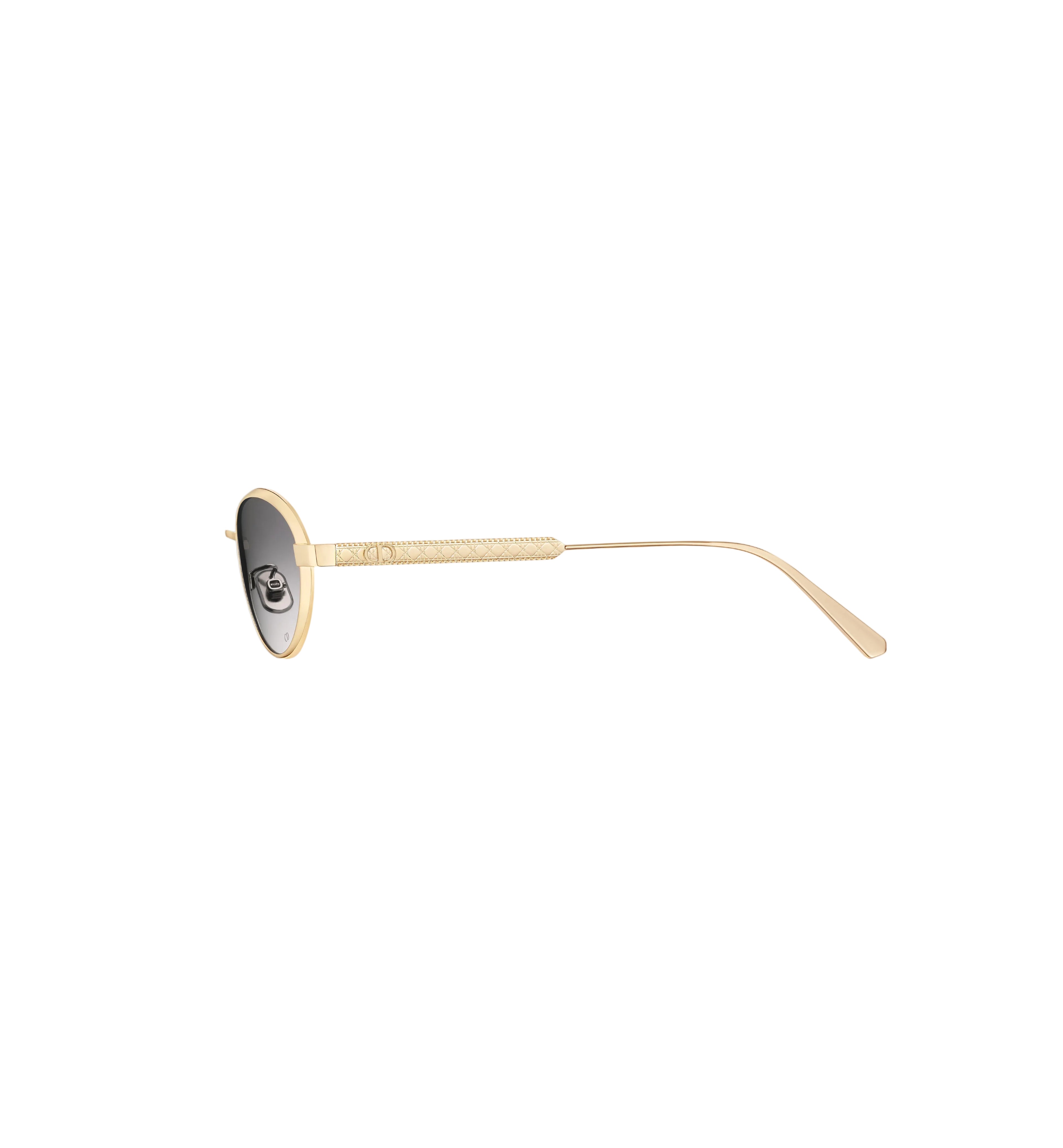 Dior-Inspired Round Gold Sunglasses – Minimal Metal Frame
