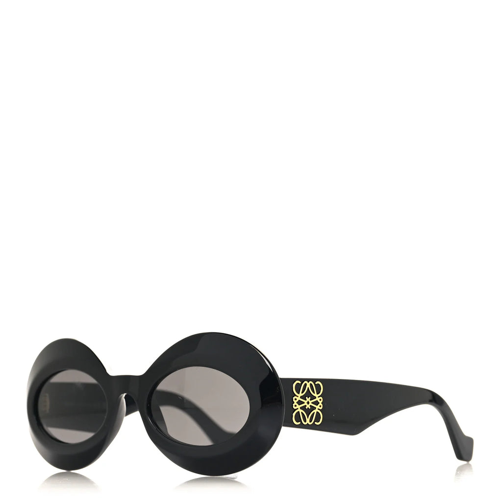 Loewe Chunky Oval Black Sunglasses – Premium Acetate Style