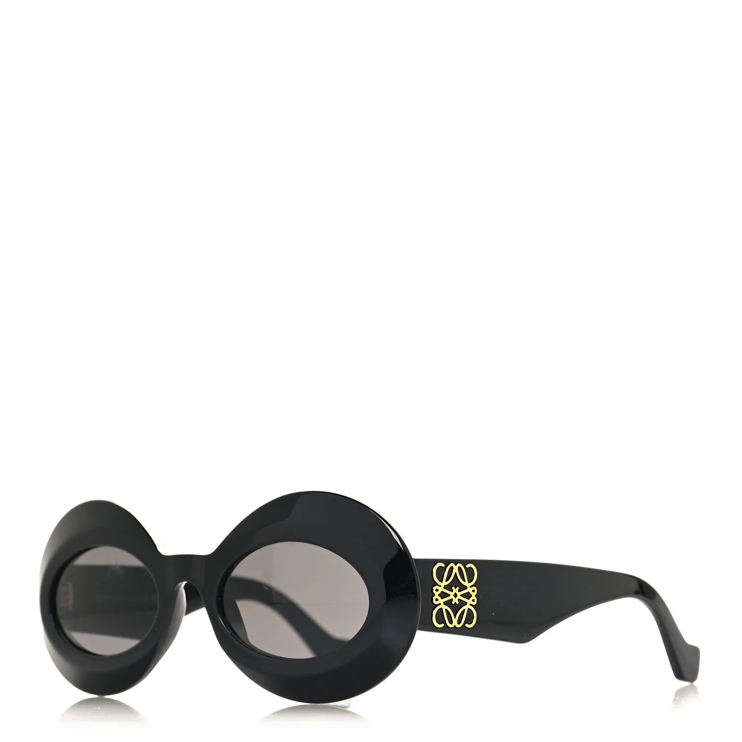Loewe Chunky Oval Black Sunglasses – Premium Acetate Style