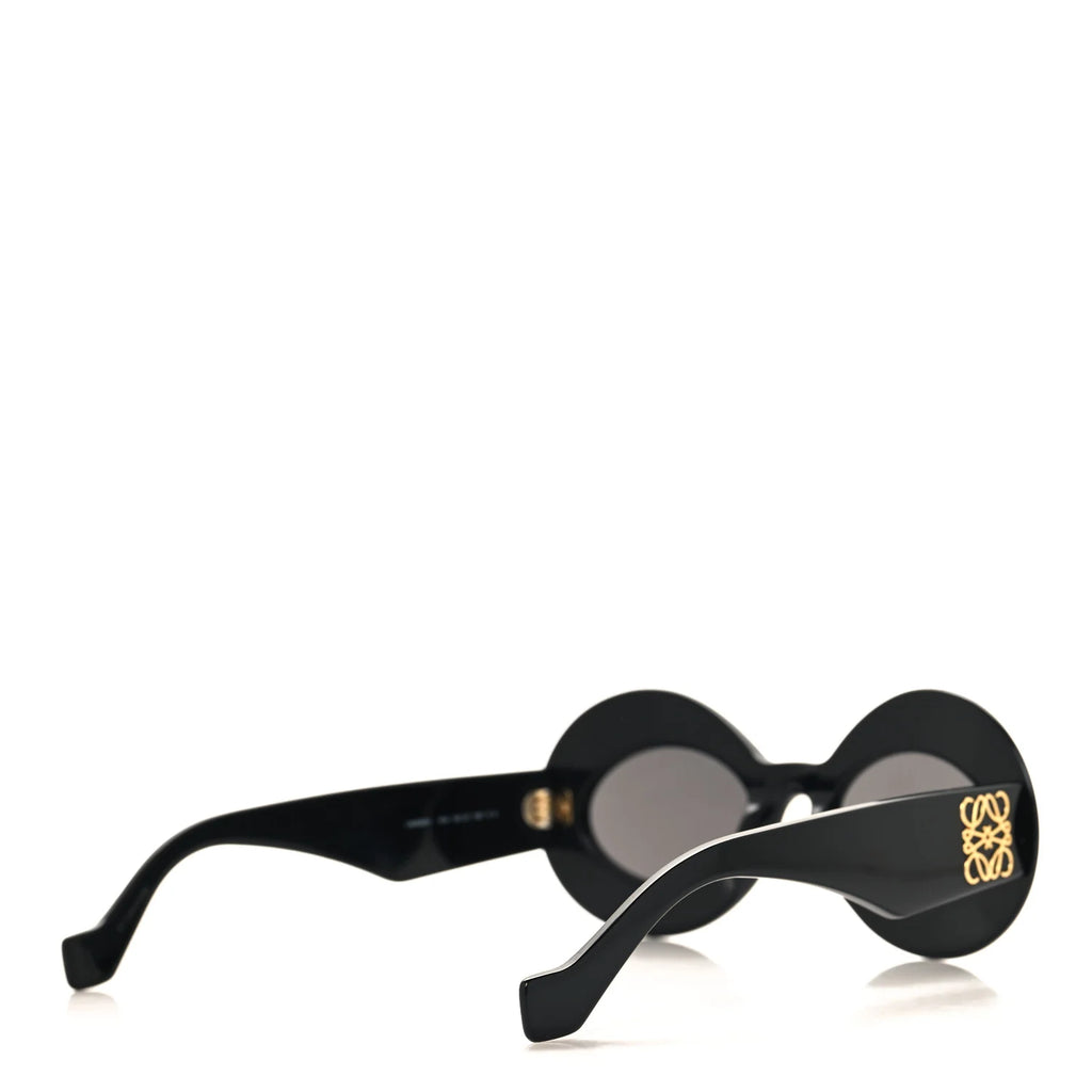 Loewe Chunky Oval Black Sunglasses – Premium Acetate Style