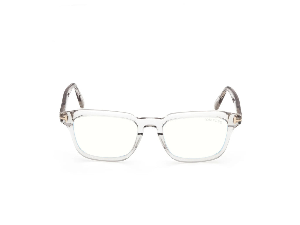 Tom Ford-Inspired Clear Square Eyeglasses – Modern Transparent Frame