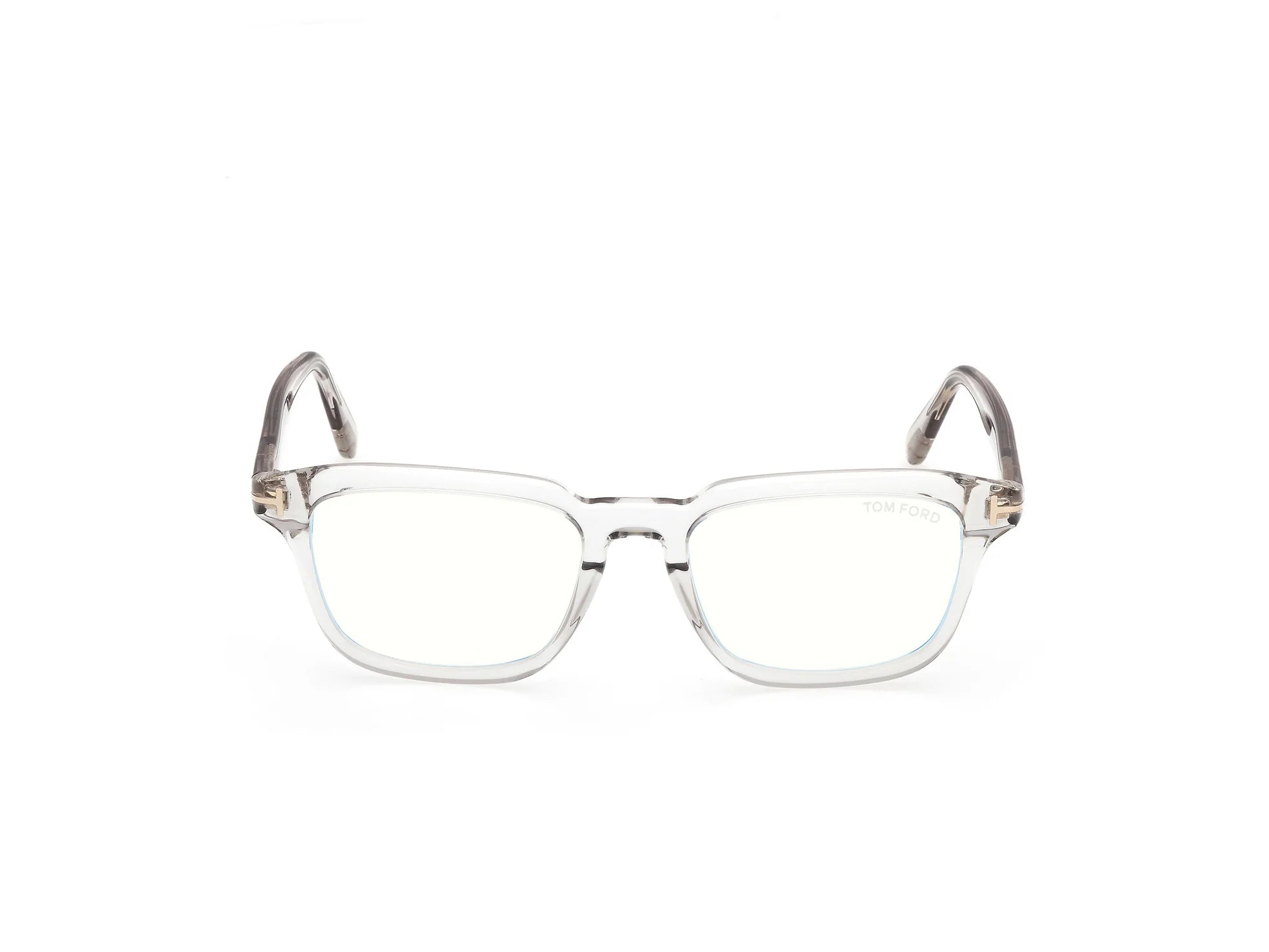 Tom Ford-Inspired Clear Square Eyeglasses – Modern Transparent Frame