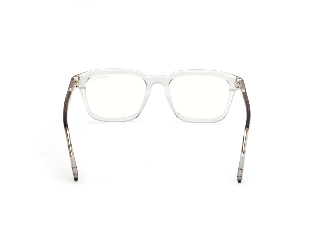 Tom Ford-Inspired Clear Square Eyeglasses – Modern Transparent Frame