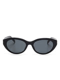 Saint Laurent Classic Cat-Eye Black Sunglasses – Glossy Acetate Frame
