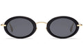 Christian Dior Round Black Sunglasses – Metal & Acetate Luxe Frame