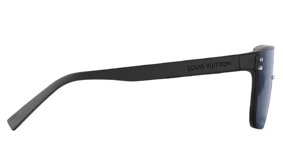 Sunglasses with 'Louis Vuitton' branding on a white background